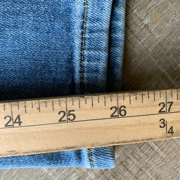 Anthropologie Pilcro women’s barrel Leg Jeans 28 ankle baggy pleat denim balloon - Picture 6 of 13